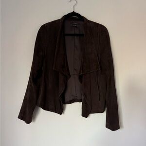 Theory Brown Suede Jacket